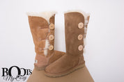 UGG Bailey Button Triplet Chestnut Boots