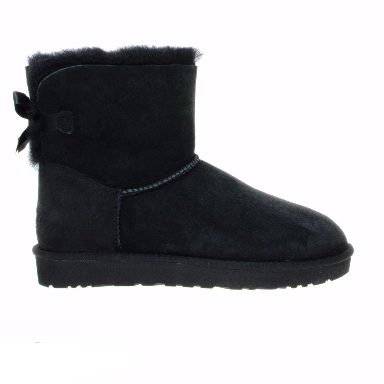 UGG Mini Bailey Bow Black Boots