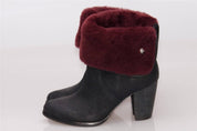 UGG LAYNA BLACK ANKLE BOOTS