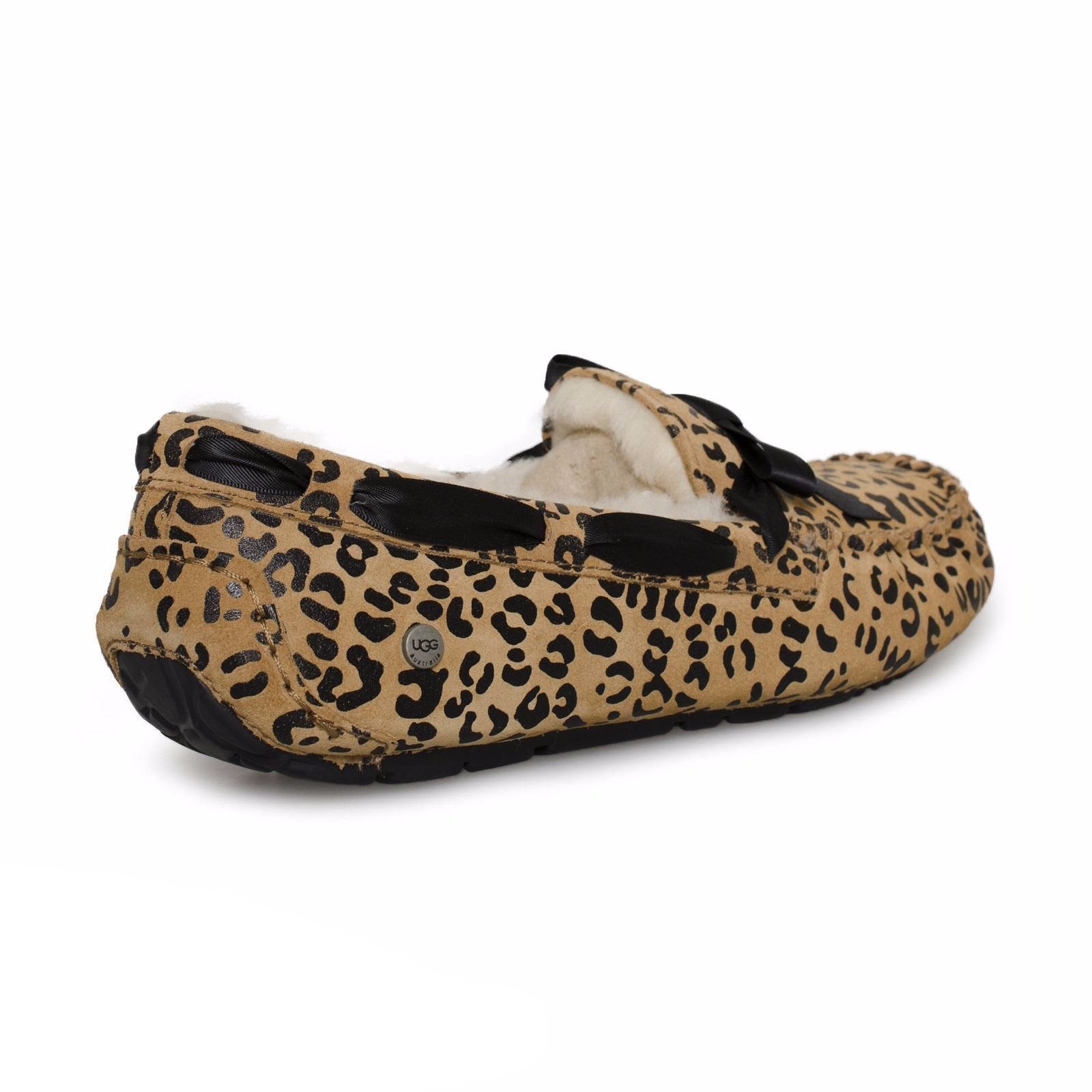 UGG Dakota Leopard Bow Slippers