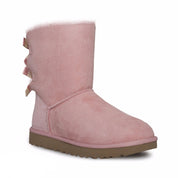 UGG Bailey Bow Stripe Blush Pink Boots