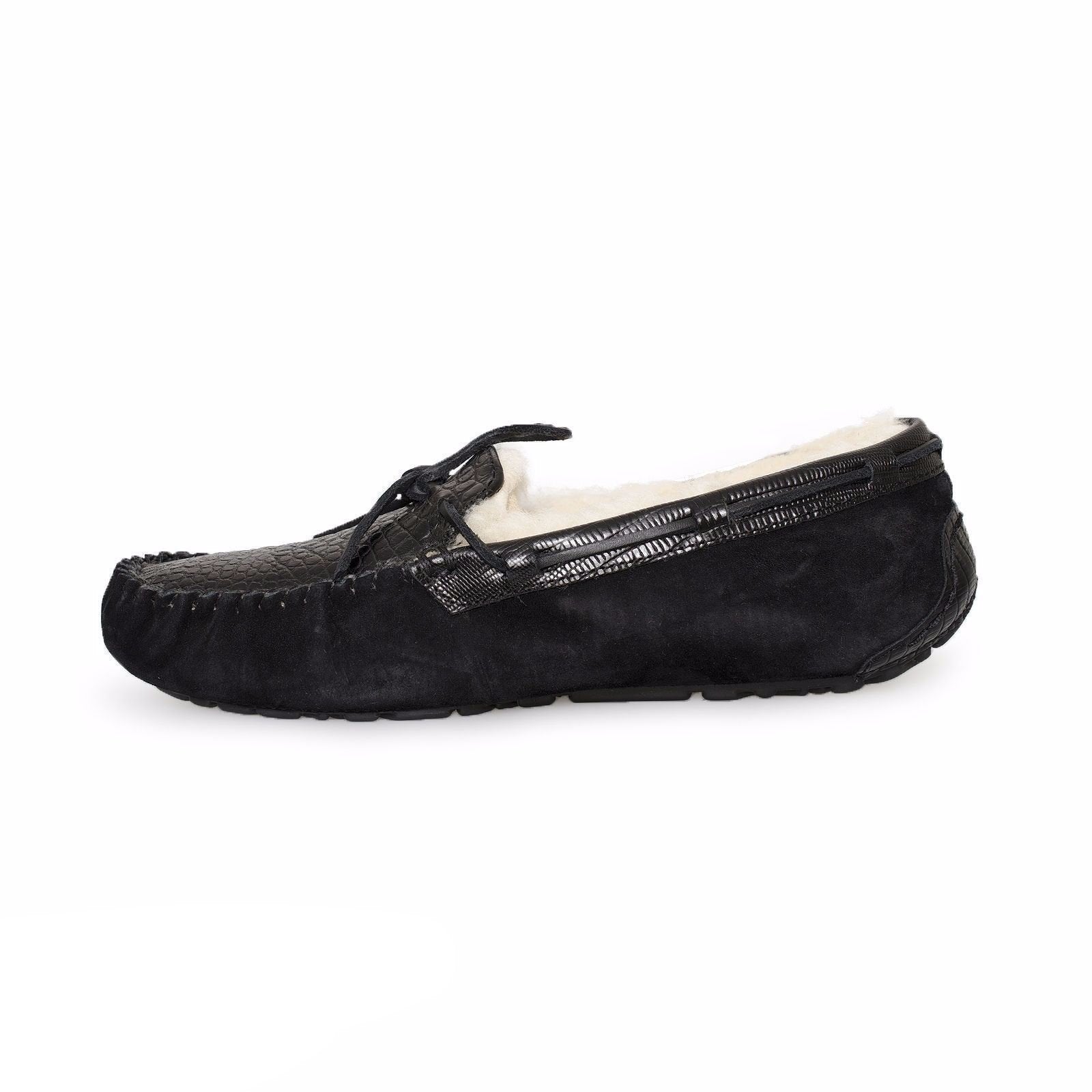 UGG Dakota Croco Black Slippers