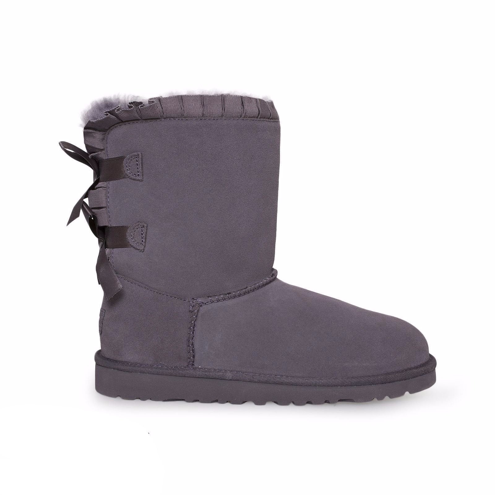 UGG Bailey Bow Ruffles Nightfall Boots