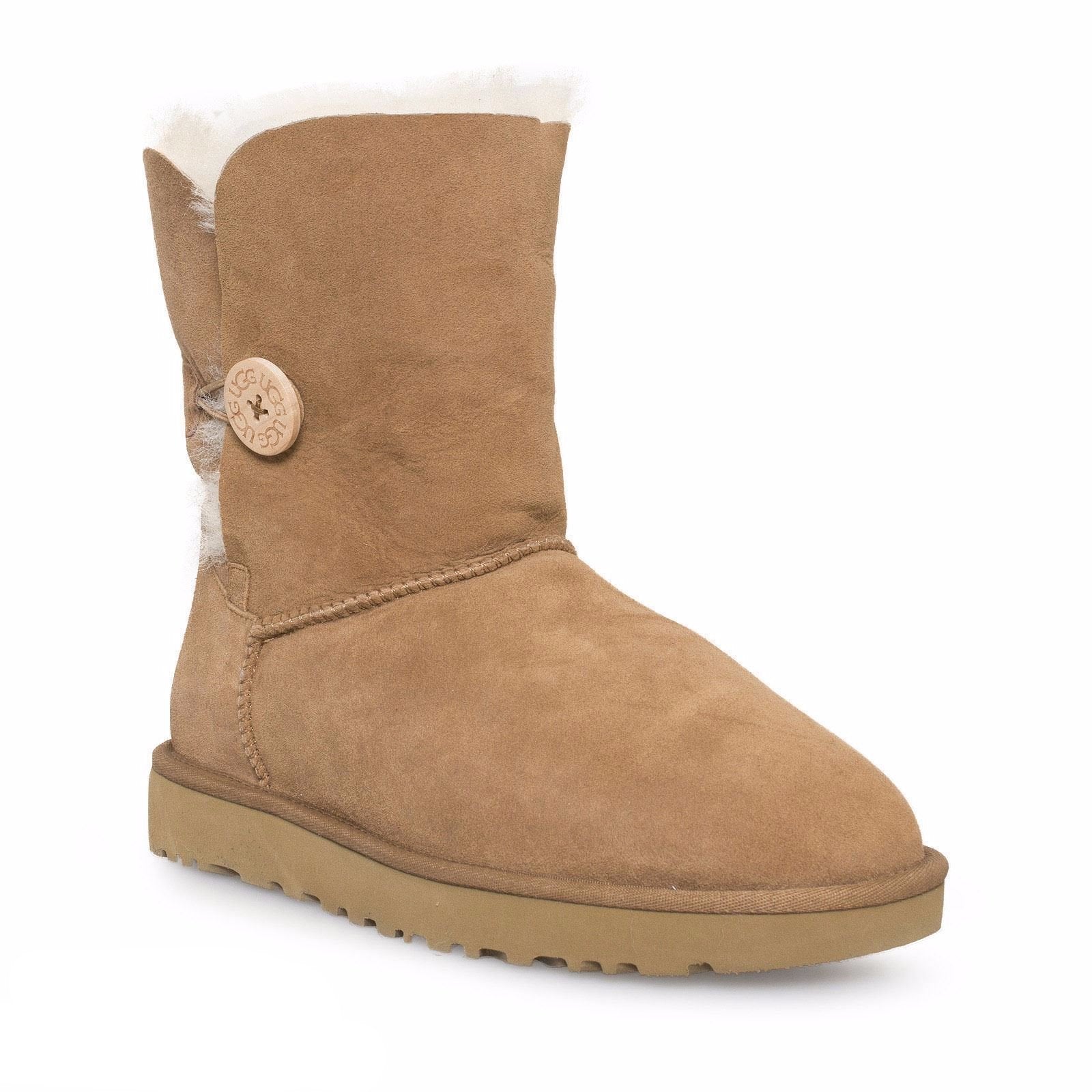 UGG Bailey Button II Chestnut Boots - Women's