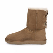 UGG Bailey Bow Stripe Chestnut Boots