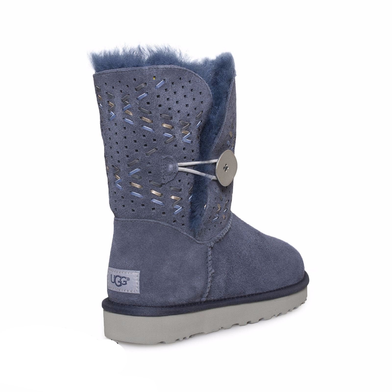 UGG Bailey Button Tehuano Navy Boots