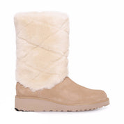 UGG Ariella Luxe Diamond Chestnut Boots