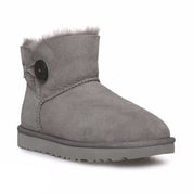 UGG Mini Bailey Button II Grey Boots