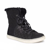 UGG Croft Double Diamond Black Shoes