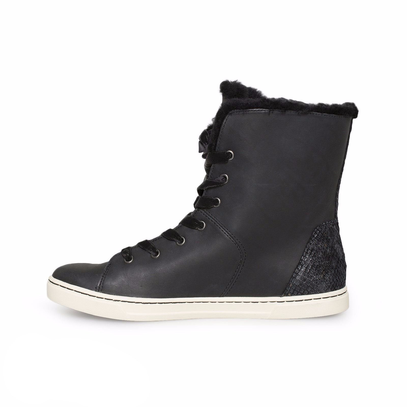 UGG Croft Exotic Velvet Black Sneakers