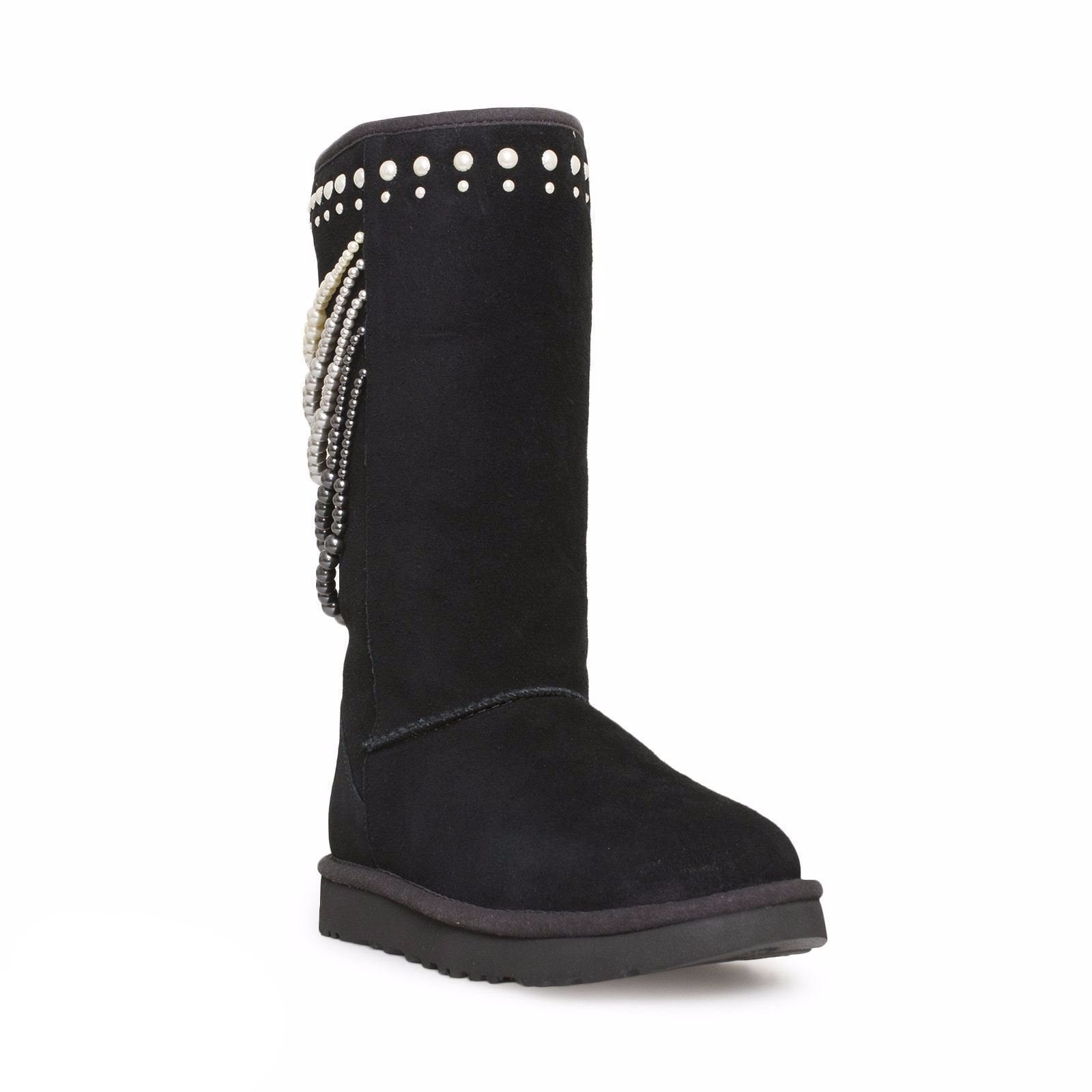 UGG Calais Pearls Black Boots