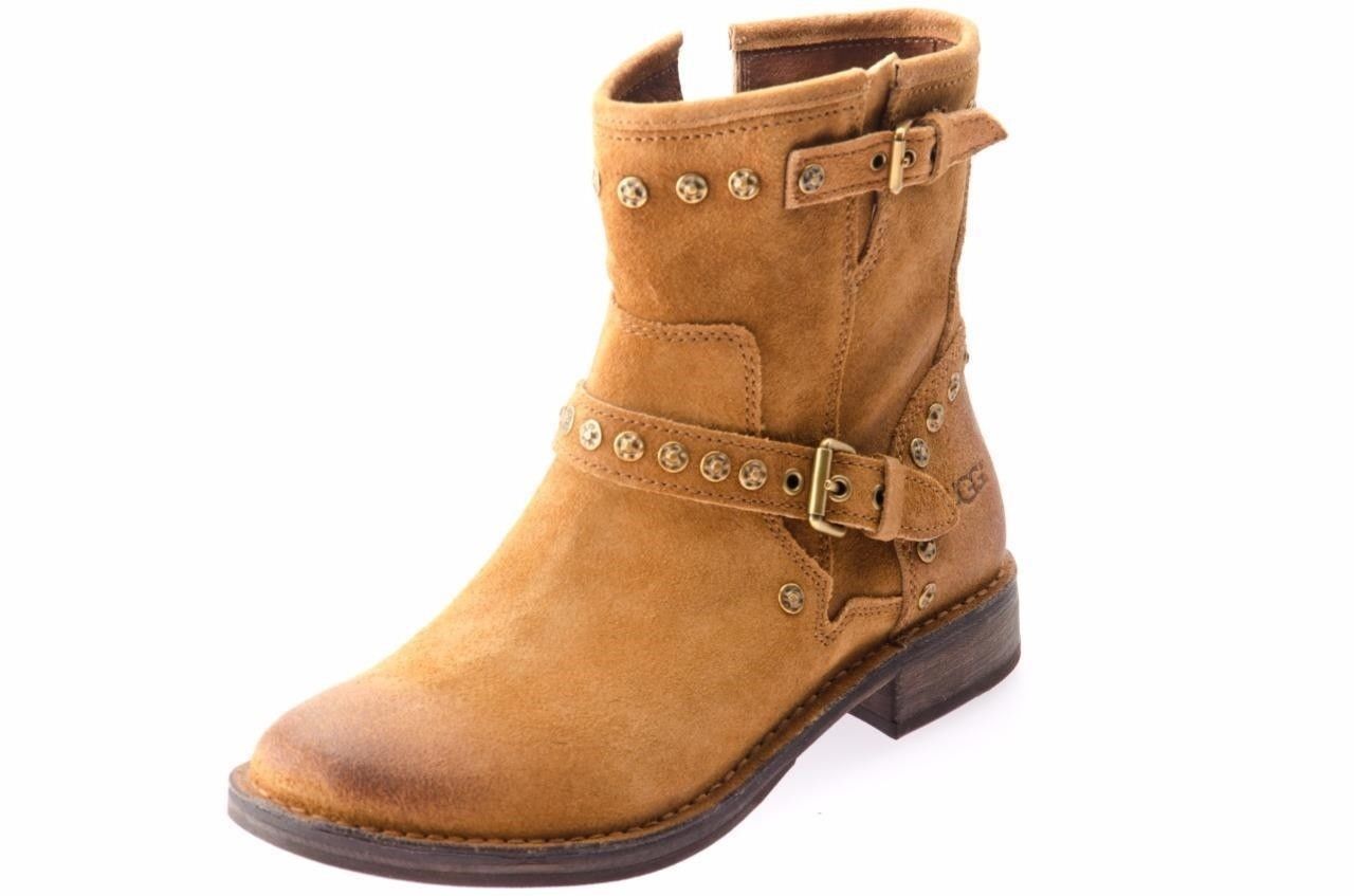 UGG FABRIZIA CHESTNUT ANKLE BOOTS