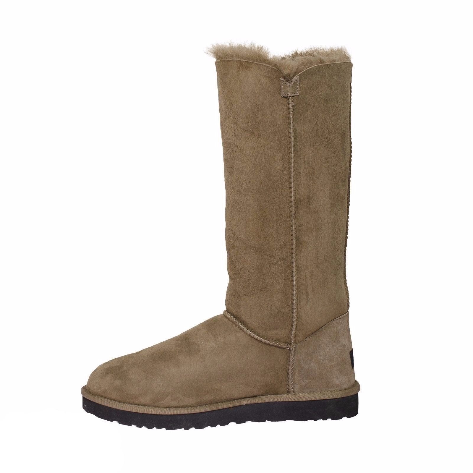 UGG Bailey Button Triplet Dead Leaf Boots