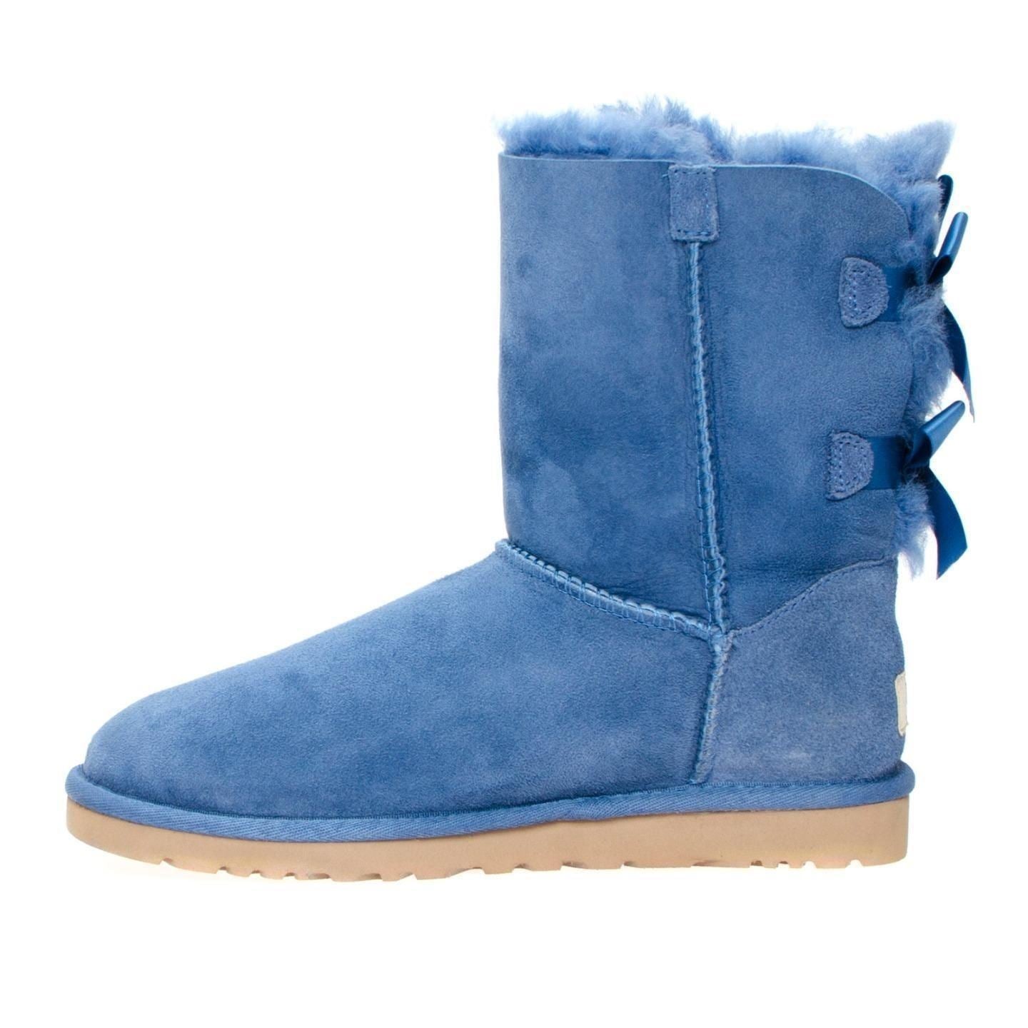 UGG Bailey Bow Blue Jay Boots