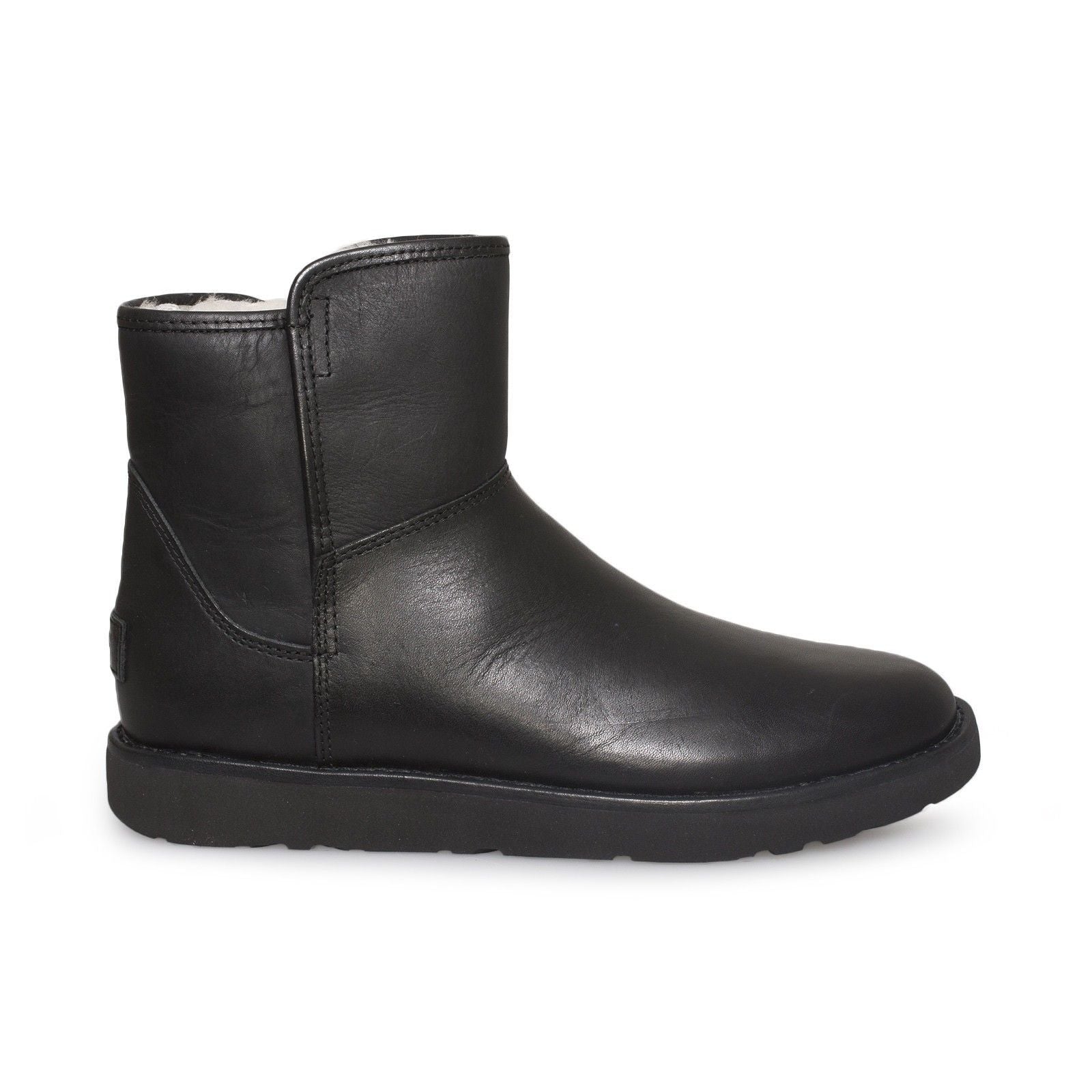 UGG Abree Mini Leather Nero Boots