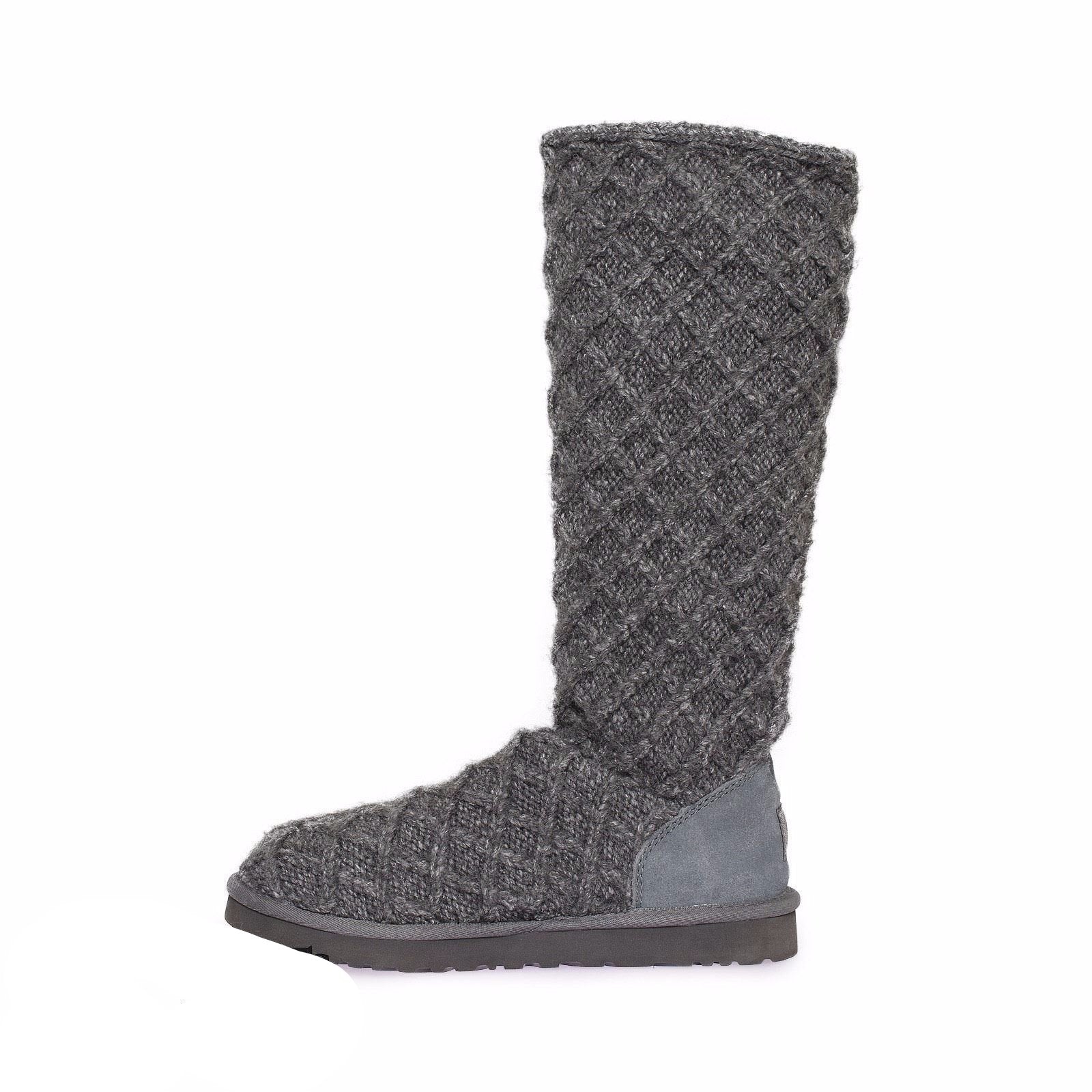 UGG Lattice Cardy Charcoal Boots