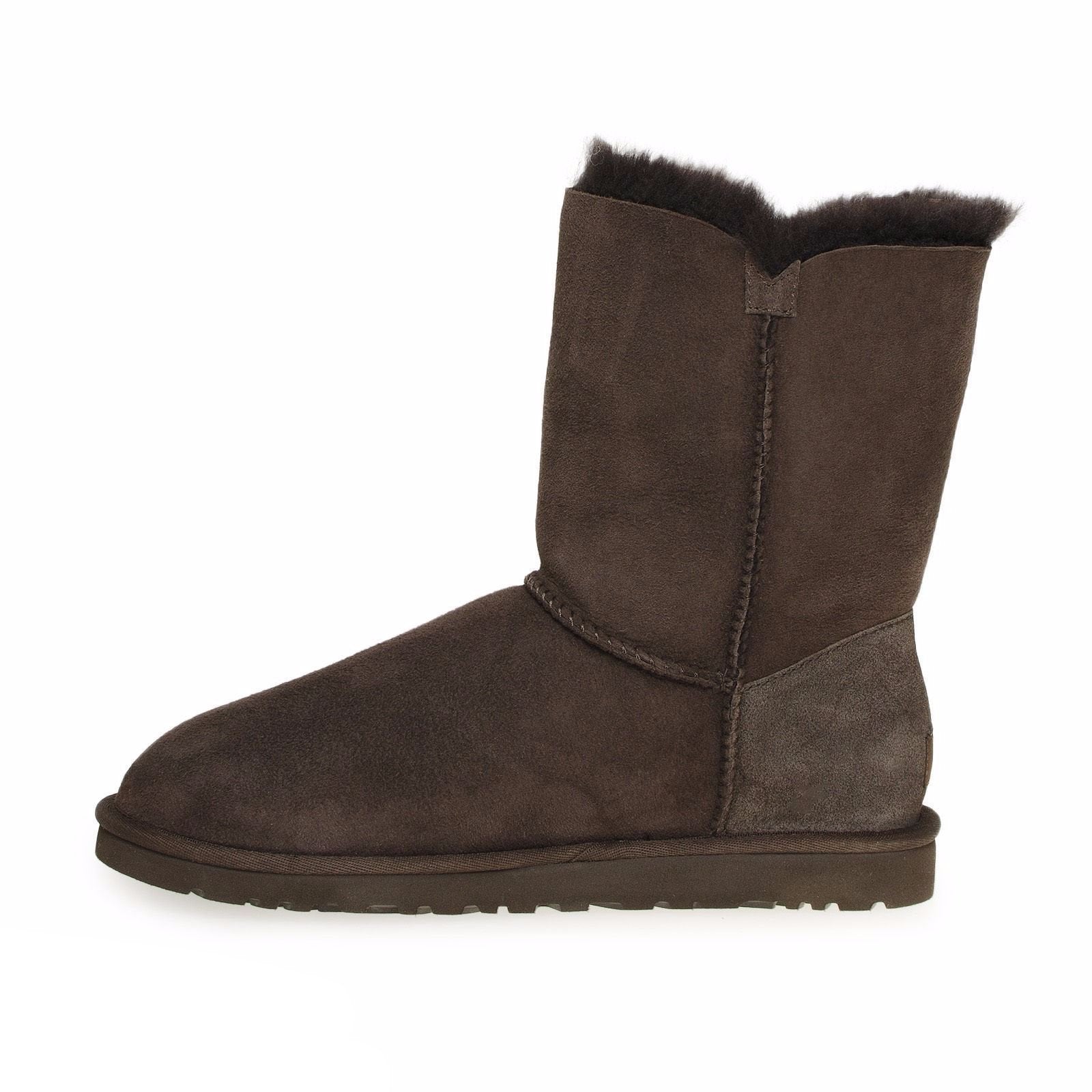 UGG Bailey Button Chocolate Boots