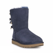 UGG Bailey Bow Stripe Navy Boots