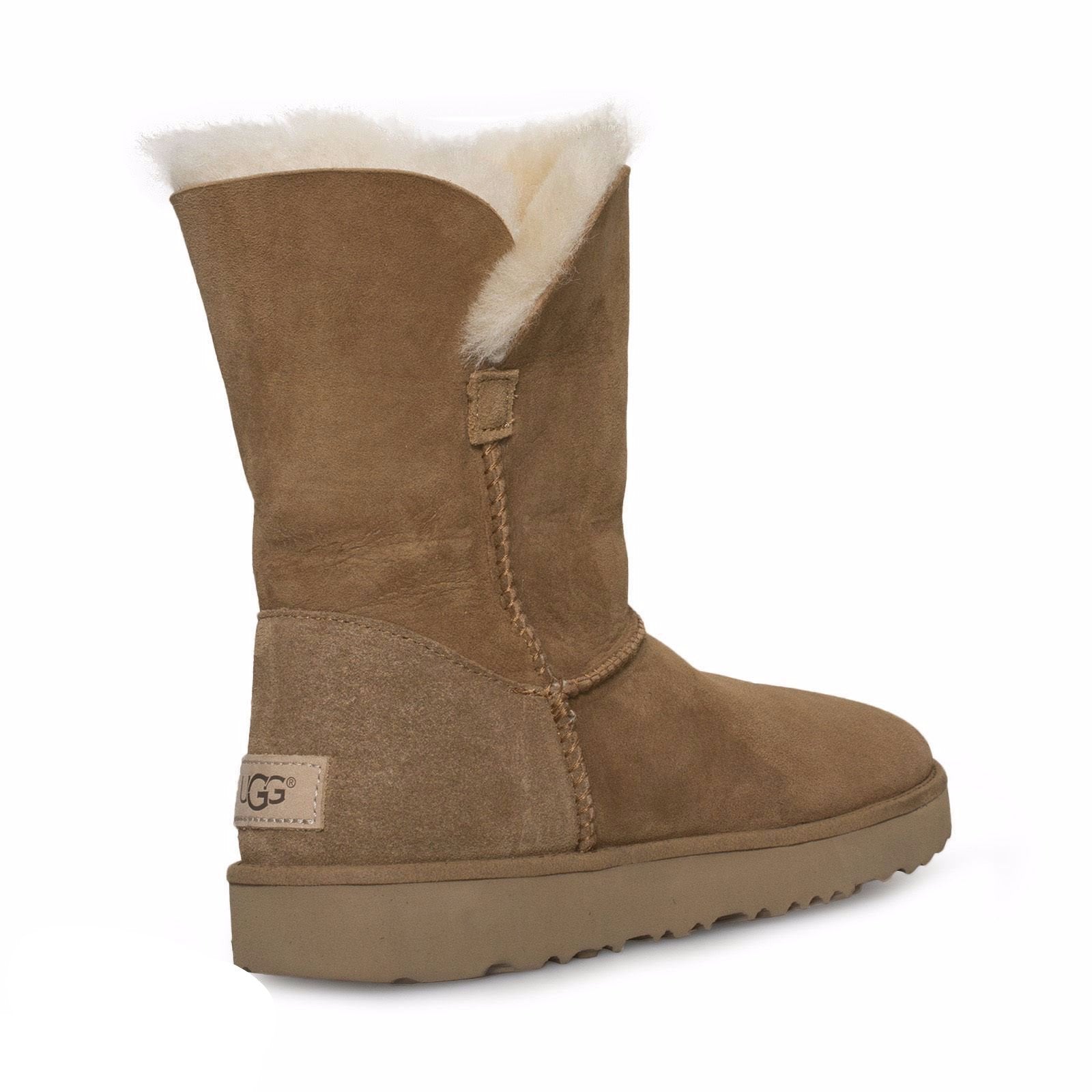 UGG Classic Cuff Short Chestnut Boots