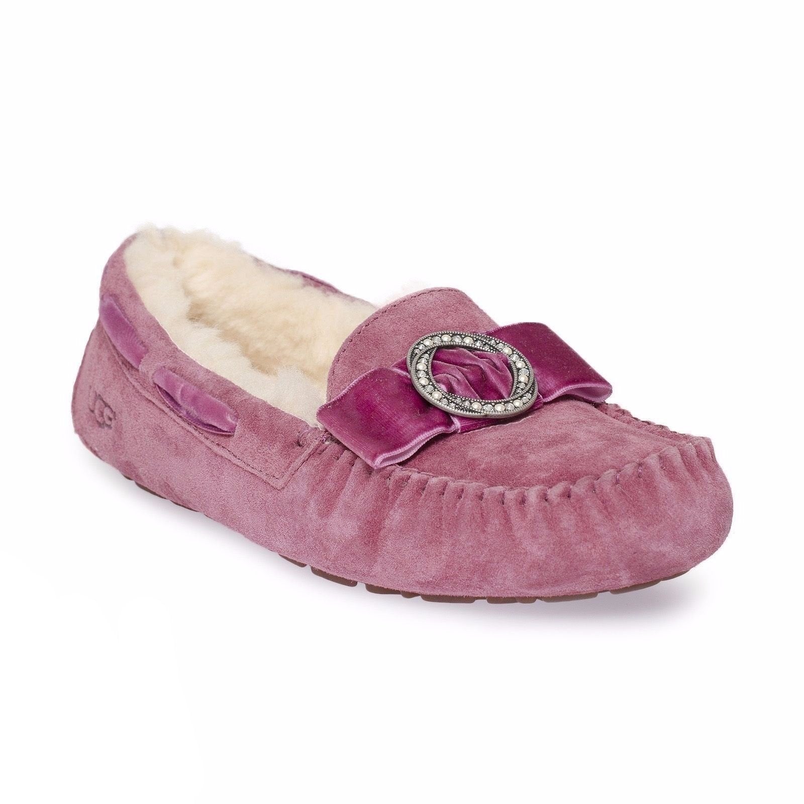 UGG Dakota Brooch Bougainvillea Slippers