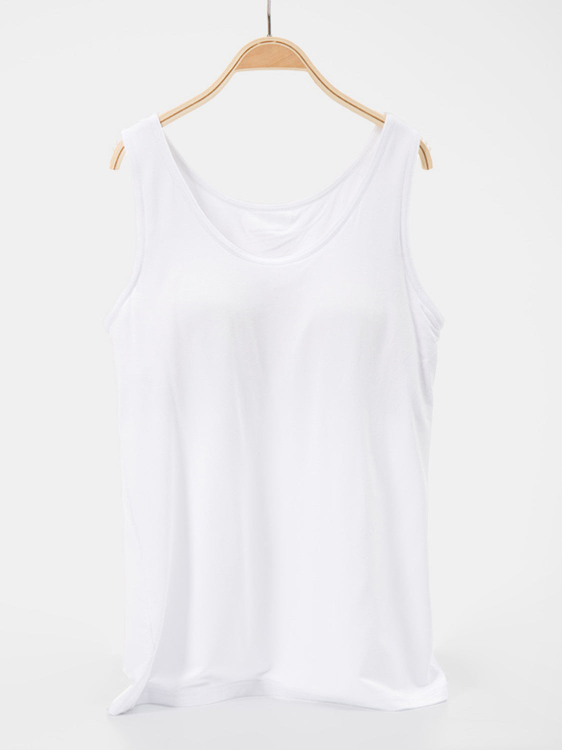 Scoop Neck Wide Strap Tank