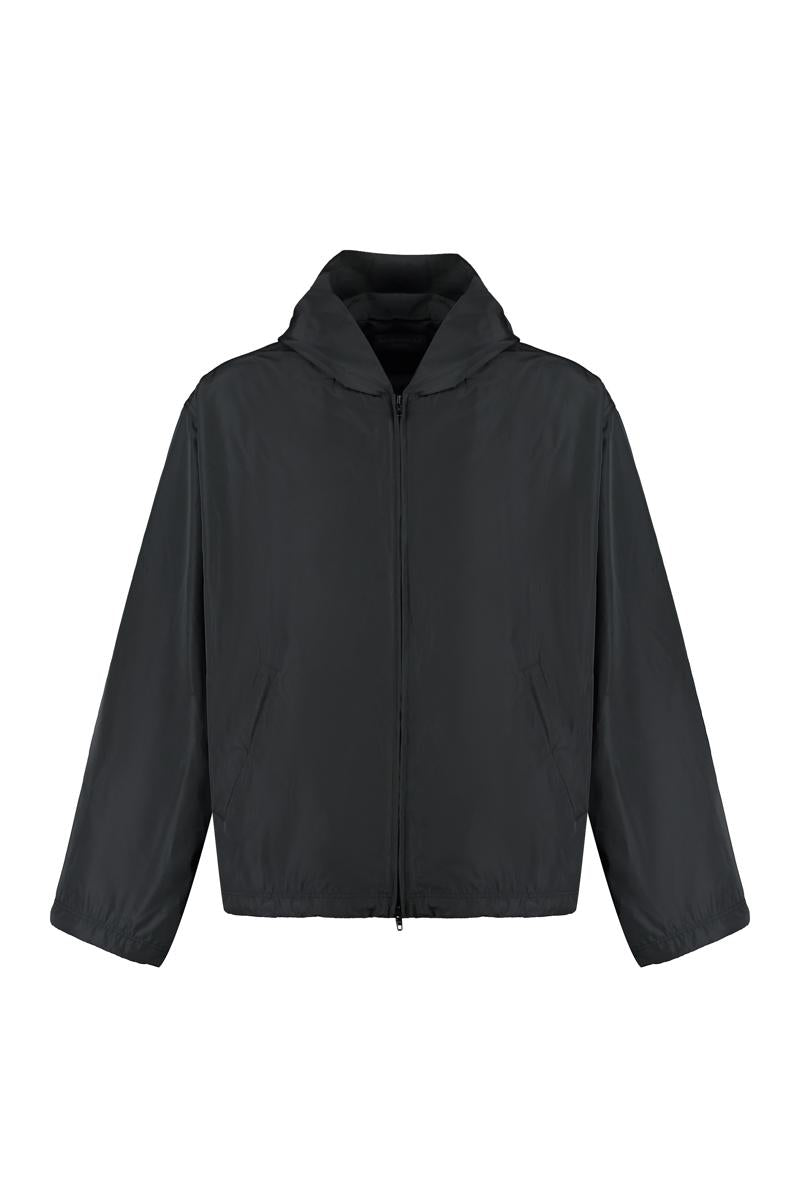 Balenciaga Technical Fabric Hooded Full-Zip Jacket