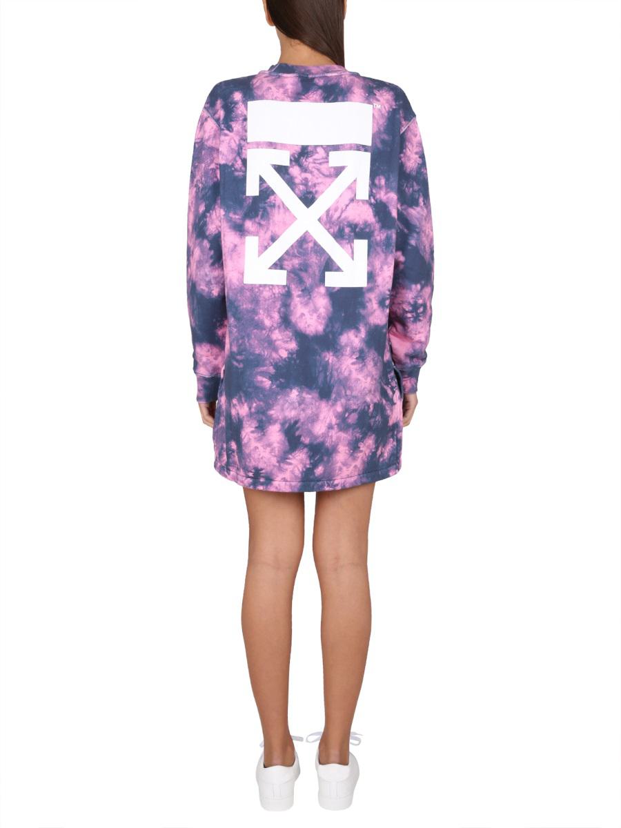 Off-White Sweatshirt Dress