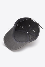 Distressed Adjustable Baseball Cap