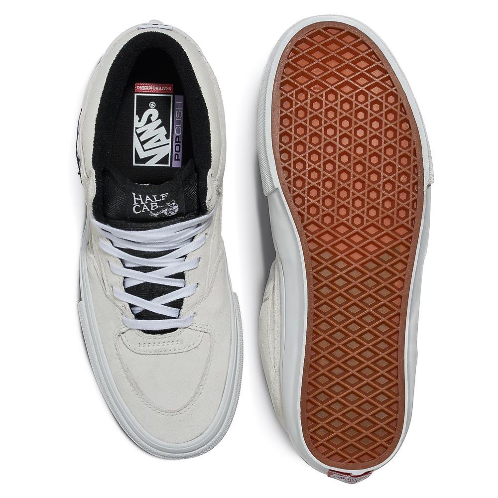 Vans Skate Half Cab Shoes White/Black