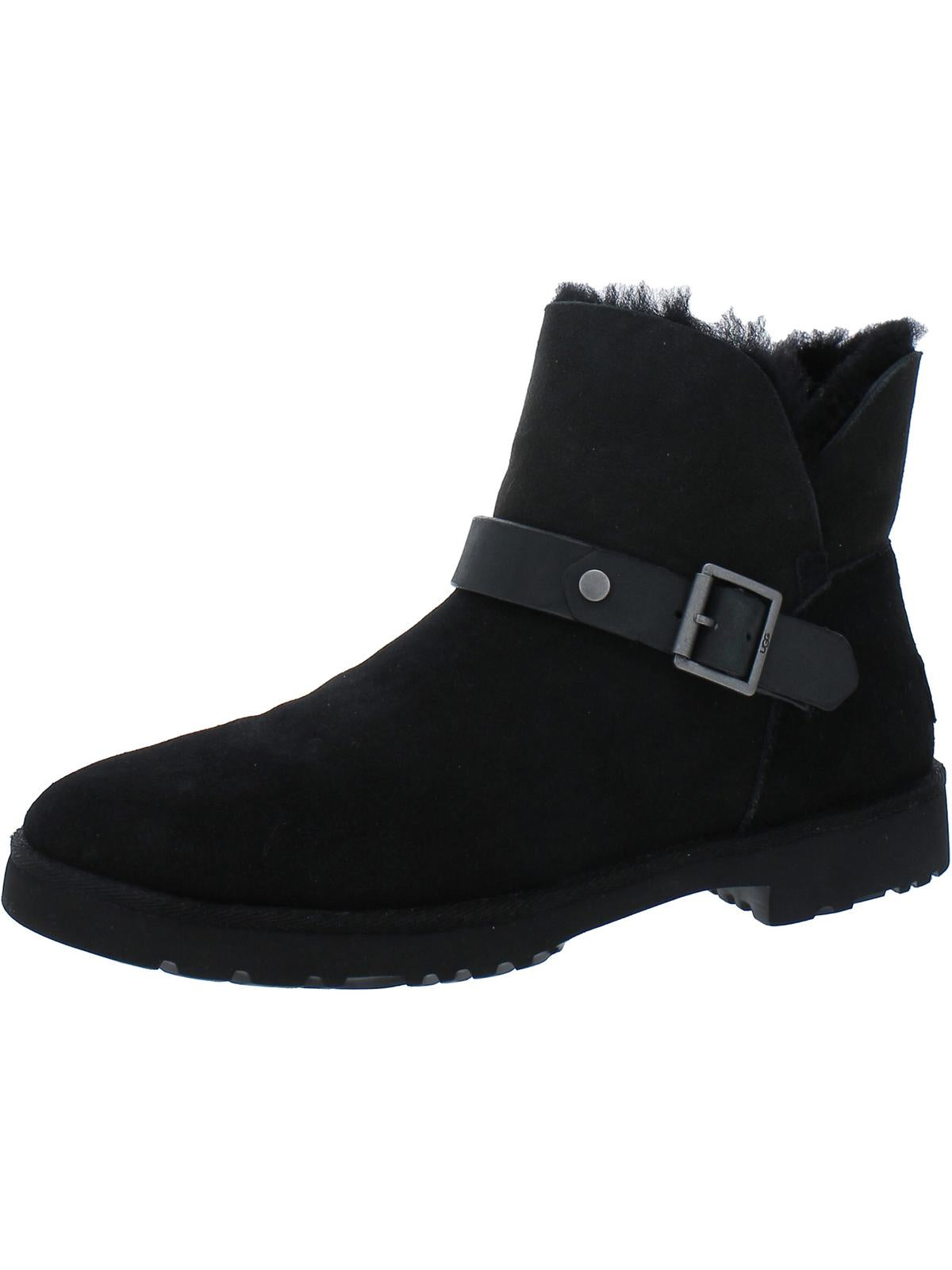 Romely Womens Suede Winter Shearling Boots