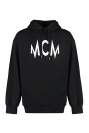 Mcm Logo Intarsia Hoodie