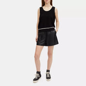 Coach Outlet Leather Shorts