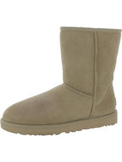 Classic Short II Womens Lined Suede Casual Boots