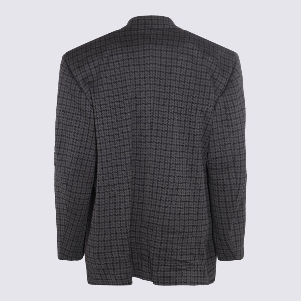 Balenciaga Dark Grey Cotton Blazer