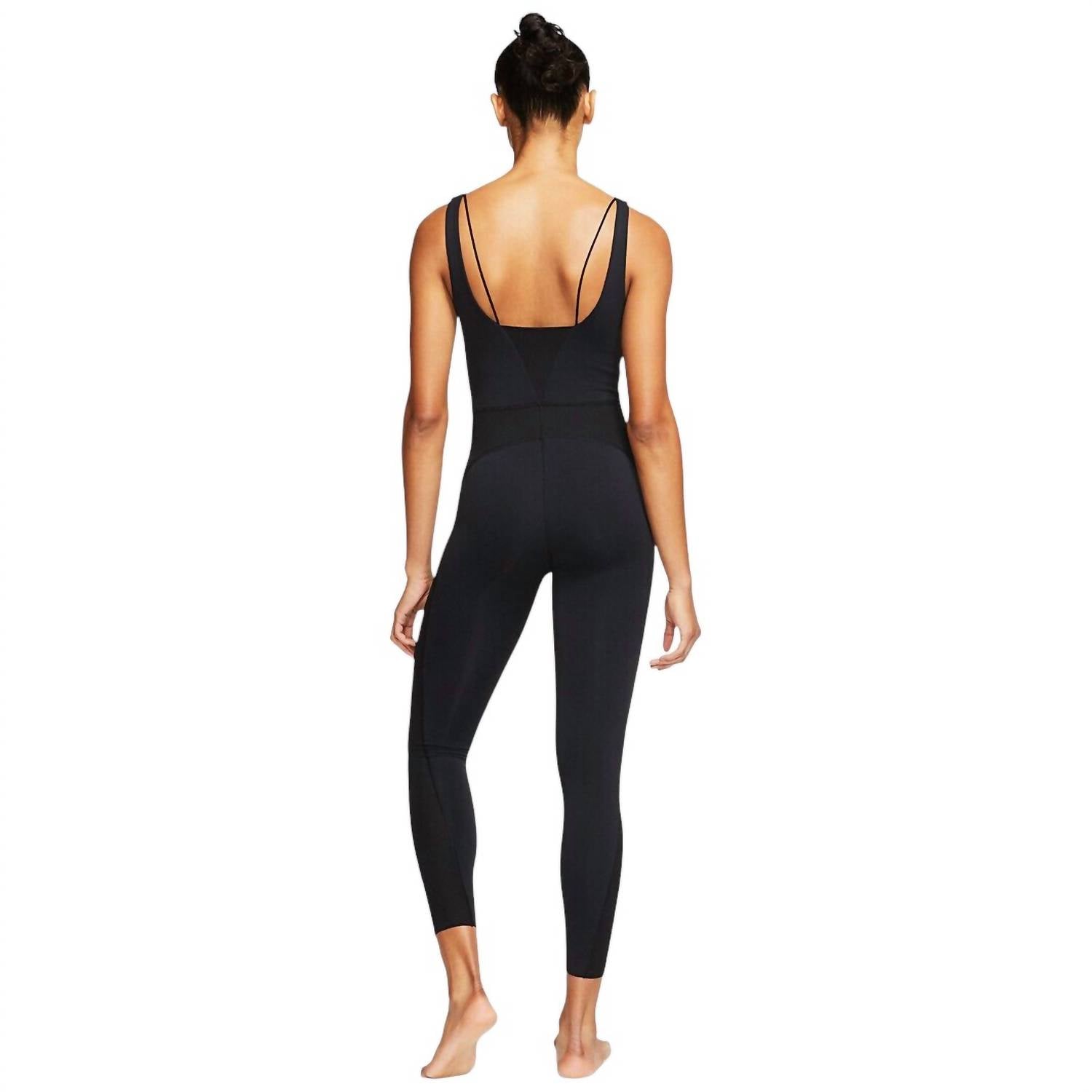 Yoga Luxe Infinalon Jumpsuit In Black