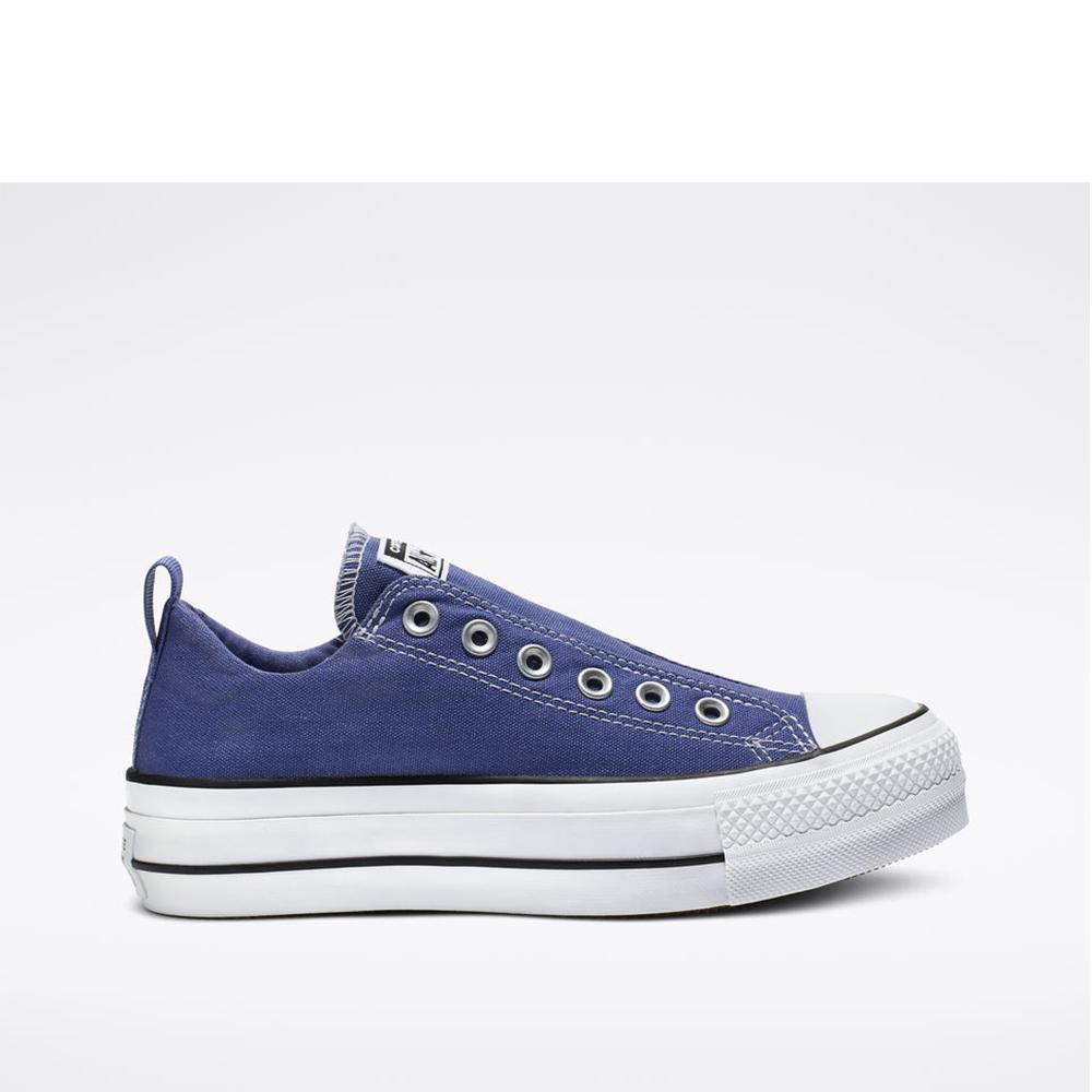 Converse Chuck Taylor All Star Platform Slip Washed Indigo/Black/Camel 564339F