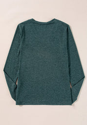 V-Neck Long Sleeve T-Shirt