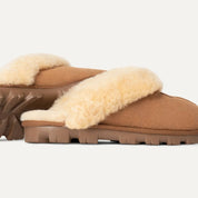 Women Coquette Slipper In Chestnut