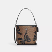 Coach Outlet City Bucket Bag In Signature Canvas With Bow Print