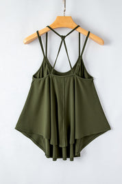 Scoop Neck Double Spaghetti Strap Cami