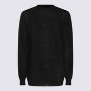 Rick Owens Black Wool Knitwear