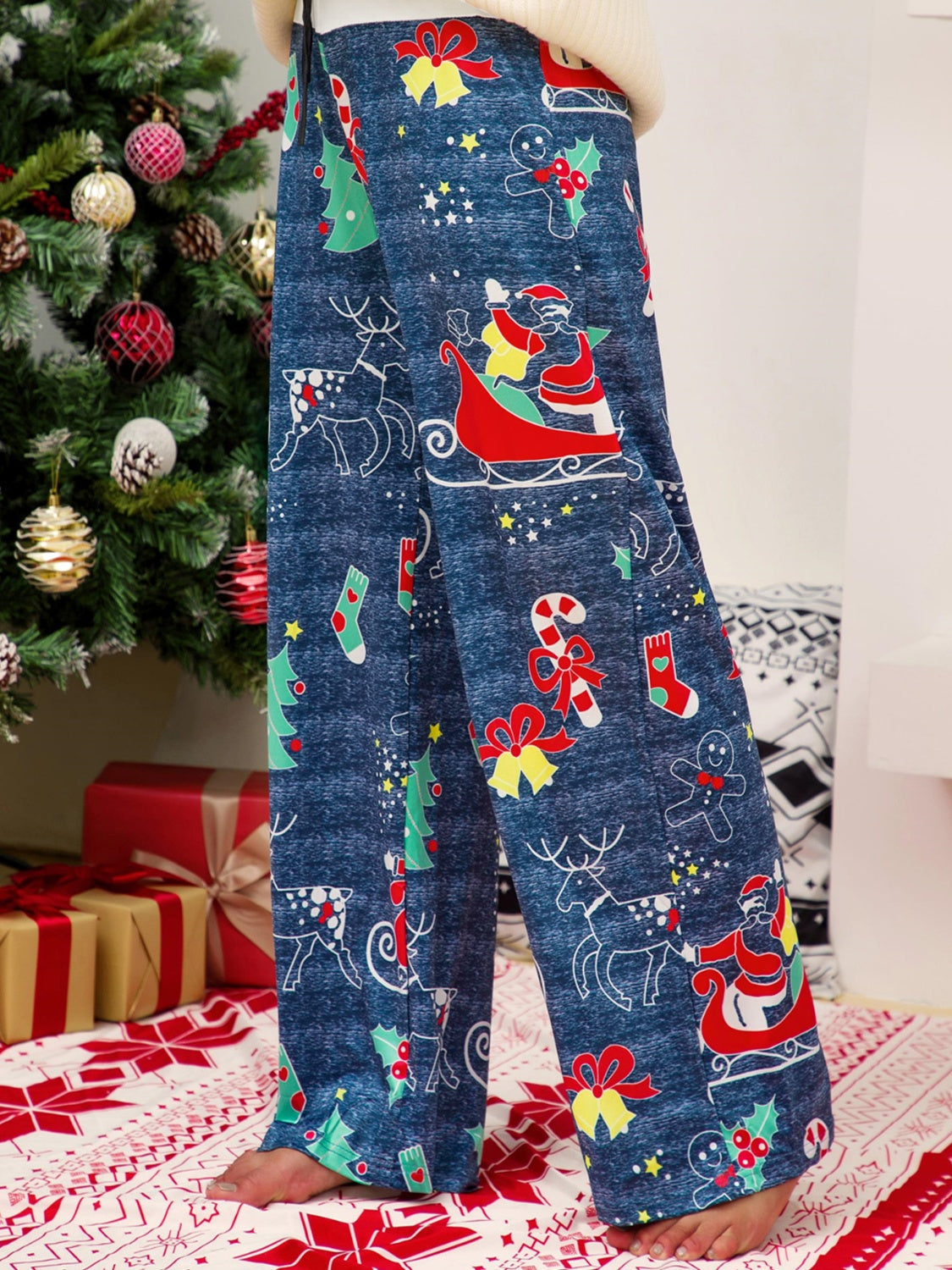 Christmas Straight Leg Pants