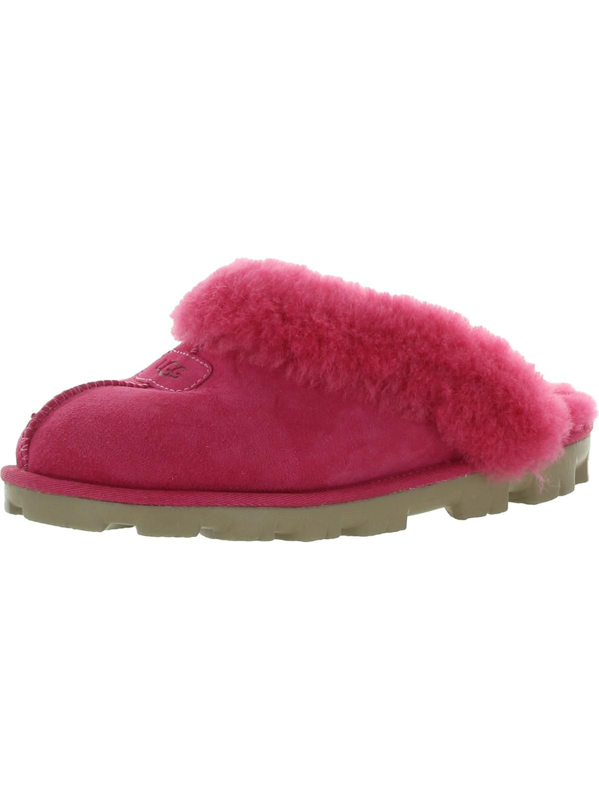 Coquette Womens Suede Lined Mule Slippers