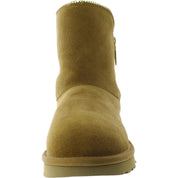 Womens Faux Fur Pull On Booties