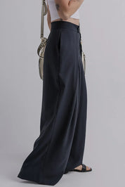 Wide Leg Pants with Pockets