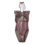 Rick Owens Womens Prong Bathing Suit (Metallic Mahogany)