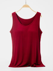 Scoop Neck Wide Strap Tank