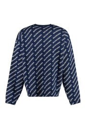 Balenciaga Long Sleeve Crew-Neck Sweater