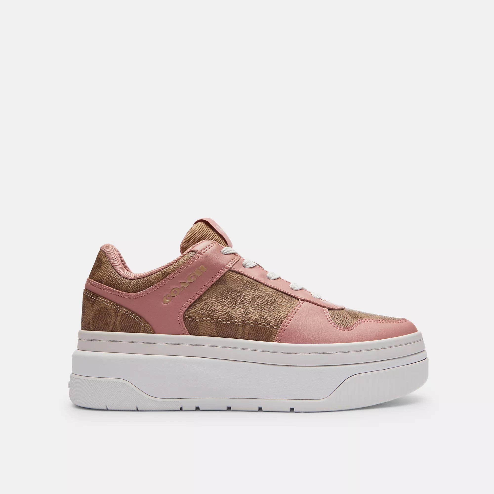 Coach Outlet Platform Sneaker In Signature Canvas