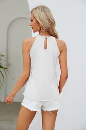 Sequin Grecian Neck Tank